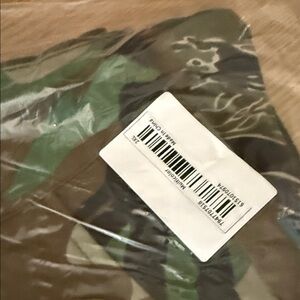 Fashion Nova Green Camouflage Straight Leg Jeans